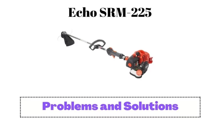 Common Problem with Echo SRM-225 and Solutions