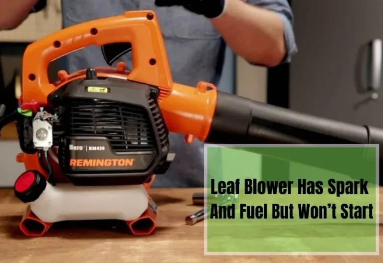 Leaf Blower Has Spark And Fuel But Won’t Start: What’re the Solutions?